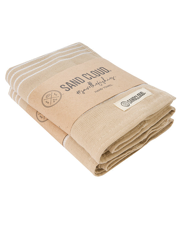Classic Fringeless Hand Bath Bundle 2 Pack – Sand