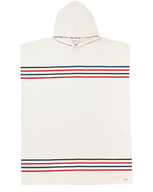 Terra Hooded Poncho Grey