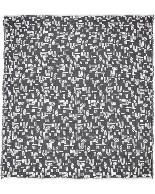 Retro Arches PARTY BLANKET™ Black