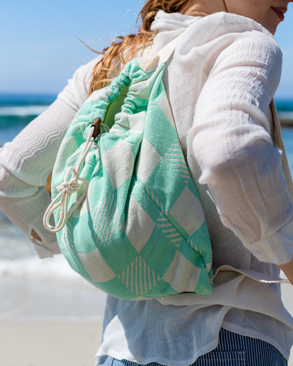 Checker Towel Bag – Florida Keys