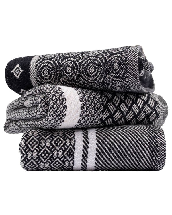 Cassia Kitchen Towel Bundle – Assorted 3 Pack