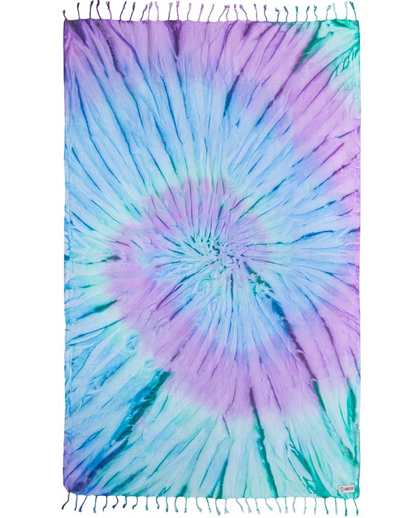 Black Acid Wash Beach Towel- Sand Cloud