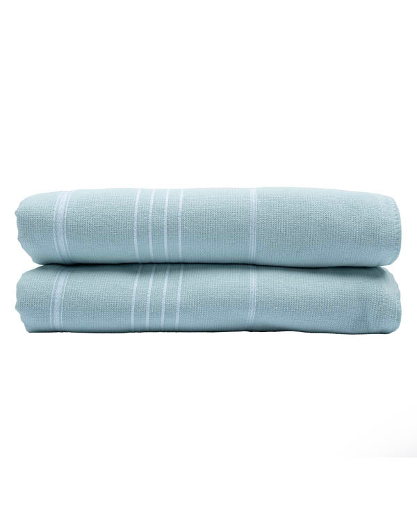 Classic Fringeless XL Bath Bundle 2 Pack – Seaglass