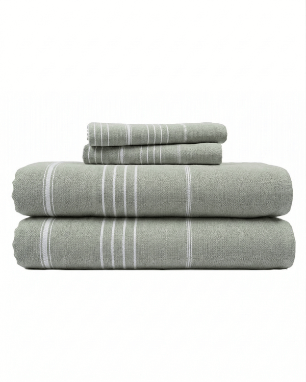 Classic Fringeless XL Bath Bundle – Black