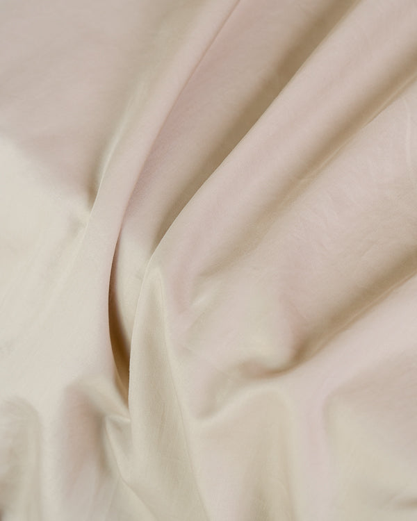 Luxe Sateen Flat Top Sheet Beige